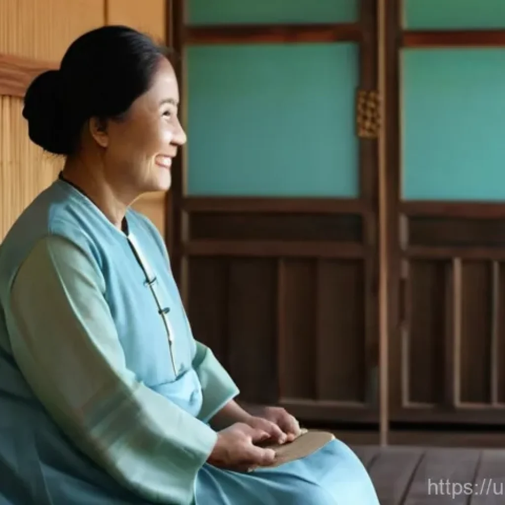 교통사고 환자 한방치료 프로그램 - **Prompt 1: Serene Start to Healing in a Hanbang Clinic**
"A candid, medium shot of a middle-age...