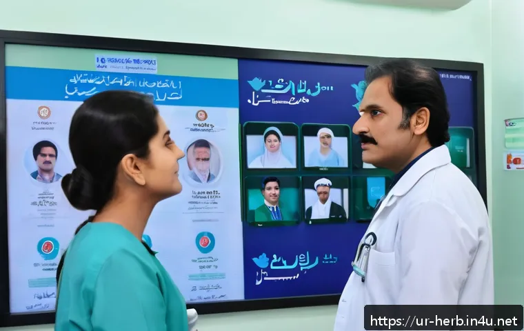 한방병원 다이어트 약물 비용 - A modern, clean hospital consultation room in Hanbang Hospital, showcasing a diverse group of Pakist...